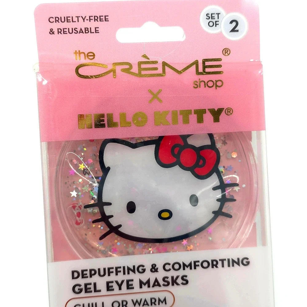 The Creme Shop Hello Kitty Gel Eye Masks Depuffing Comforting NWT